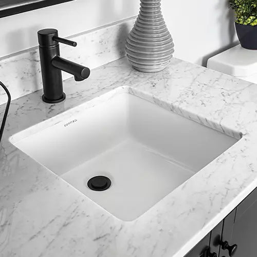 CAMDEN  SQUARE 16"UNDERMOUNT SINK - 4210CHYW - Plumbing Market