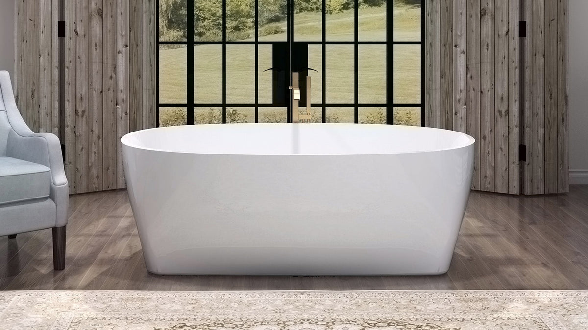 Oceania Chilko 64 Freestanding Bathtub 64" x 36.5" x 22"