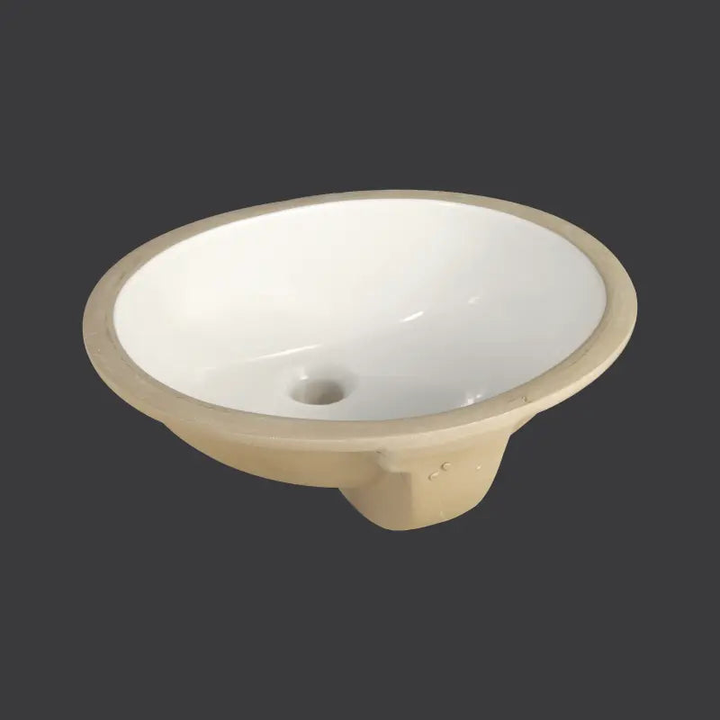 CONNOR OVAL 17"X14" UNDERMOUNT SINK - 4210CFYW - Plumbing Market