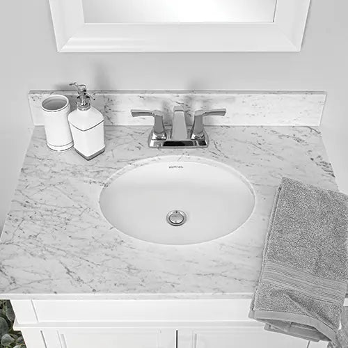 CONNOR OVAL 17"X14" UNDERMOUNT SINK - 4210CFYW - Plumbing Market