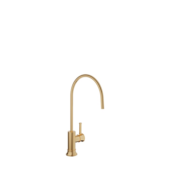 Baril VILLA Single-Hole Faucet for Water Filtration System CUI-4030-00L in Gold