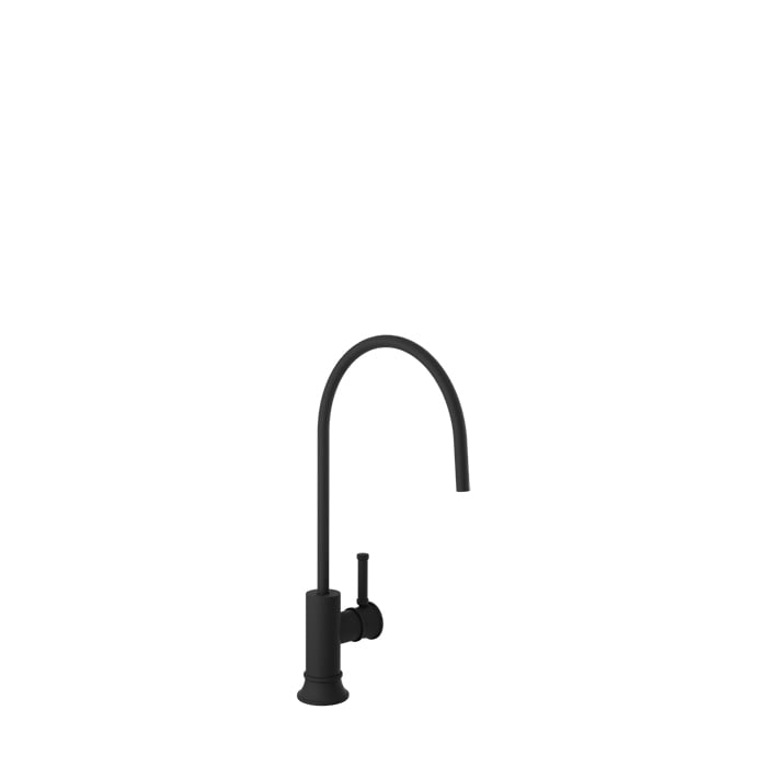 Baril VILLA Single-Hole Faucet for Water Filtration System CUI-4030-00L in Matte Black