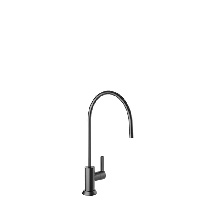 Baril ARTE Single-Hole Faucet for Water Filtration System CUI-4093-00L in Black Titanium