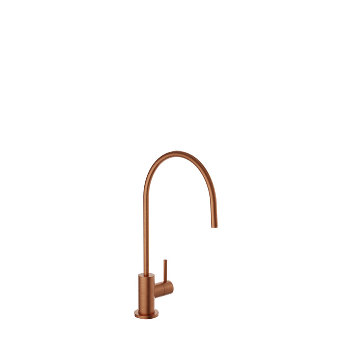 Baril UNICK Single-Hole Faucet for Water Filtration System CUI-4095-00L in Satin Copper