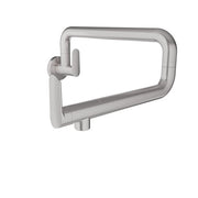 Baril NOX Stainless Steel Single-Hole Wall-Mounted Pot Filler with Two Handles CUI-4296-00L in Natural Stainless Steel