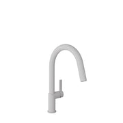 Baril VISION Single-Hole Kitchen Faucet with 2-function Pull-Down Spray CUI-9249-02L in White