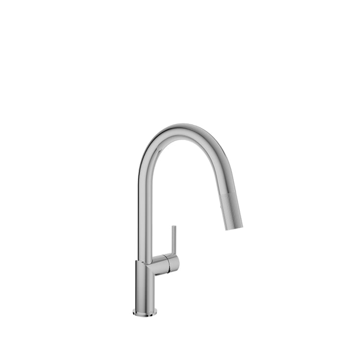 Baril VISION Single-Hole Kitchen Faucet with 2-function Pull-Down Spray CUI-9249-22L in Chrome