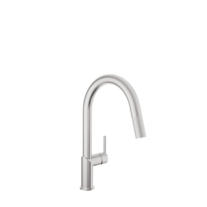 Baril VISION Single-Hole Kitchen Faucet with 2-function Pull-Down Spray CUI-9249-22L in Stainless Steel