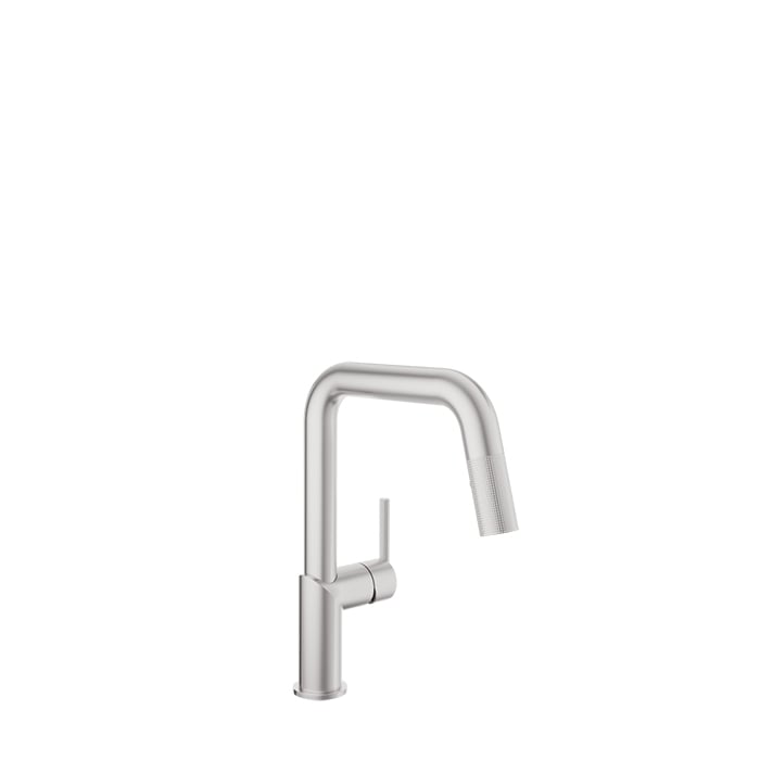 Baril VISION Single-Hole Kitchen Faucet with 2-function Pull-Down Spray CUI-9250-22L in Stainless Steel