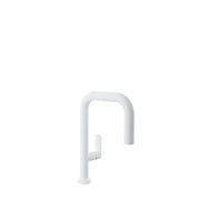 Baril TUBE Single-Hole Bar / Prep Kitchen Faucet with 2-function Pull-Down Spray CUI-9352-02L in White