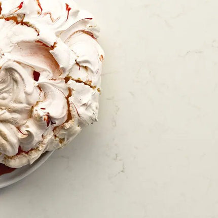 Caesarstone 5141 Frosty Carrina Ivory White Quartz with Grey Veins - Plumbing Market