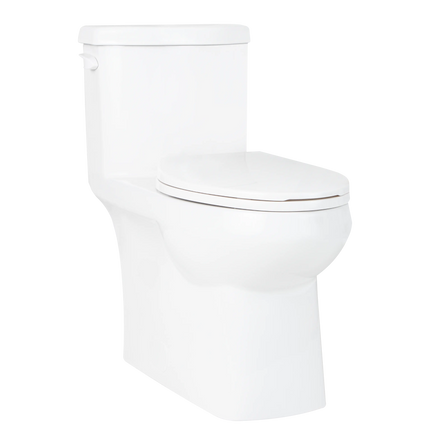 Cali One Piece 4.8l Elongated Unlined Toilet W/seat - 4710bovuw - Plumbing Market