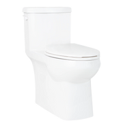 Cali One Piece 4.8l Elongated Unlined Toilet W/seat - 4710bovuw - Plumbing Market