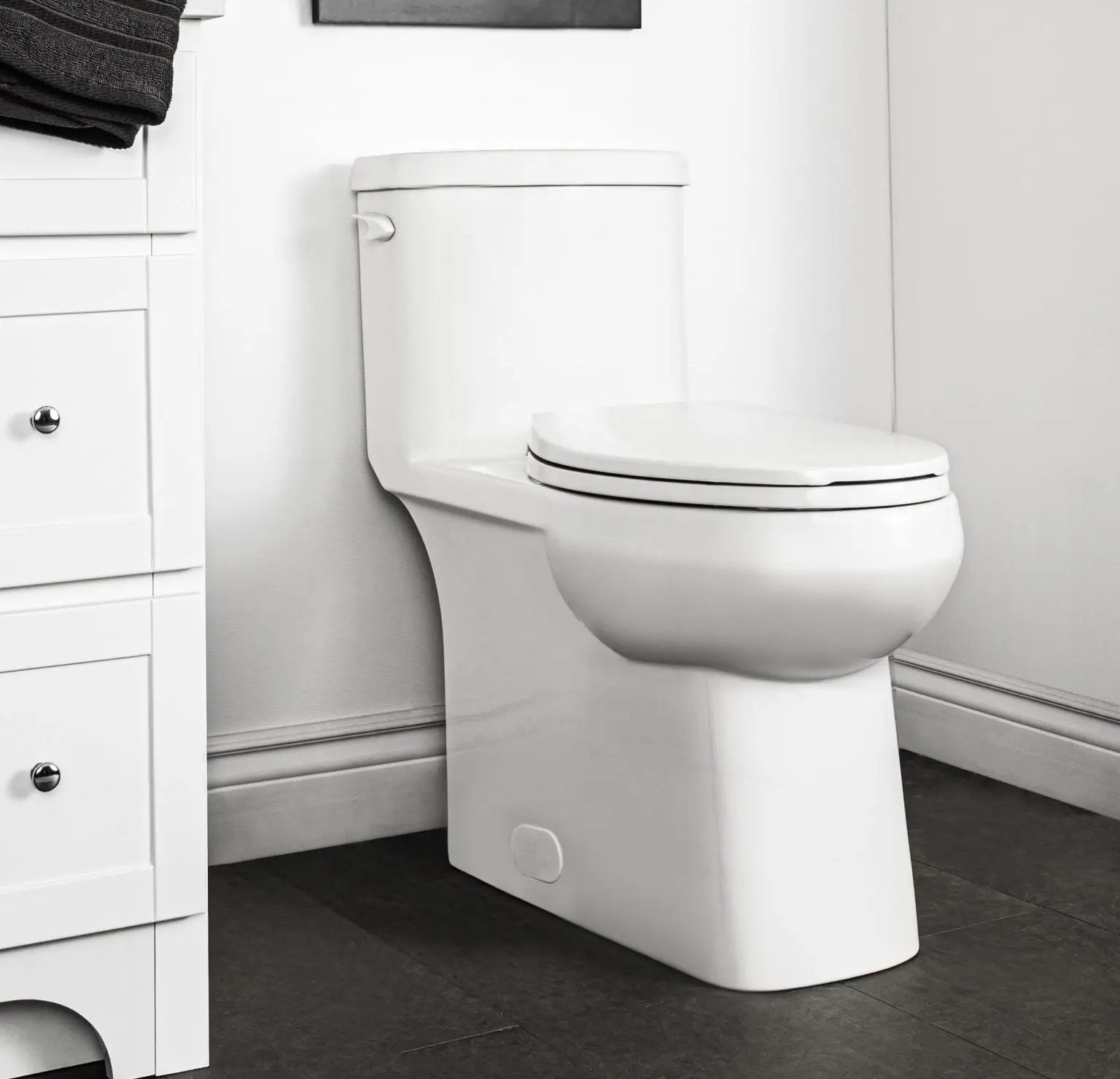 Cali One Piece 4.8l Elongated Unlined Toilet W/seat - 4710bovuw - Plumbing Market