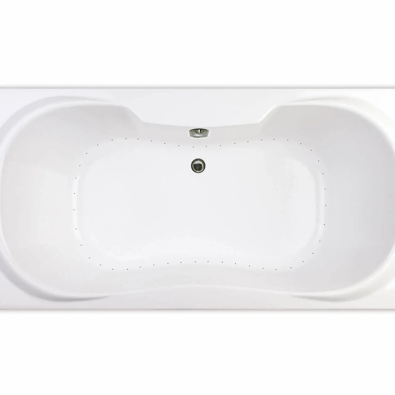 Cambridge 72 x 36 Acrylic Drop-in Center Drain Bathtub in White - Plumbing Market