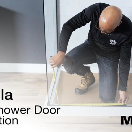 Capella 78 32 ½-35 ½ x 78 in. 8 mm Pivot Shower Door for Alcove Installation with GlassShield® glass in Chrome - Plumbing Market