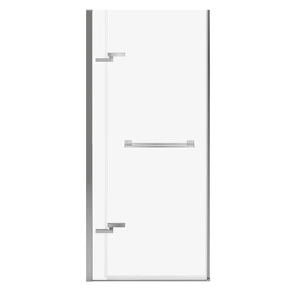 Capella 78 32 ½-35 ½ x 78 in. 8 mm Pivot Shower Door for Alcove Installation with GlassShield® glass in Chrome - Plumbing Market