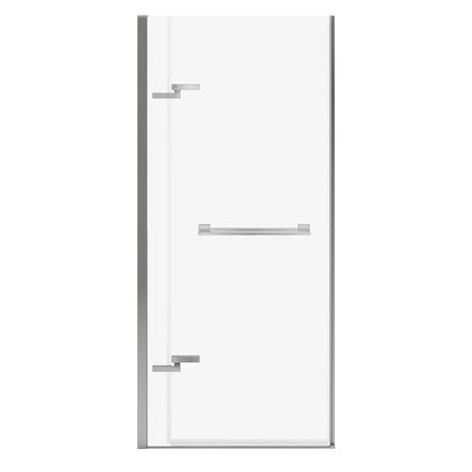Capella 78 32 ½-35 ½ x 78 in. 8 mm Pivot Shower Door for Alcove Installation with GlassShield® glass in Chrome - Plumbing Market