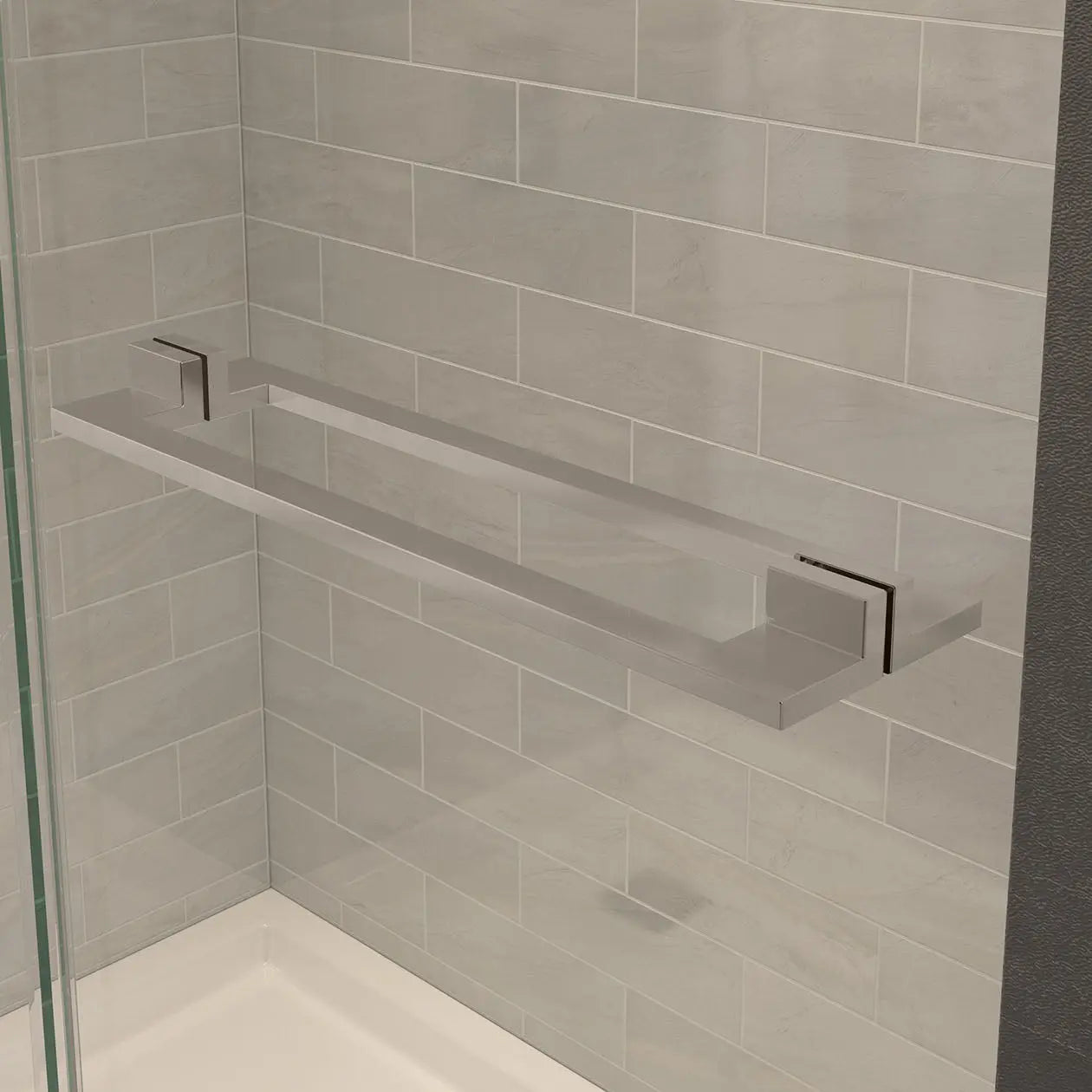 Capella 78 44-47 x 78 in. 8 mm Pivot Shower Door for Alcove Installation with GlassShield® glass in Brushed Nickel - Plumbing Market
