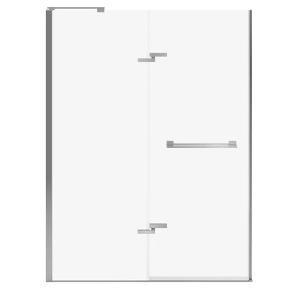 Capella 78 56-59 x 78 in. 8 mm Pivot Shower Door for Alcove Installation with GlassShield® glass in Chrome - Plumbing Market