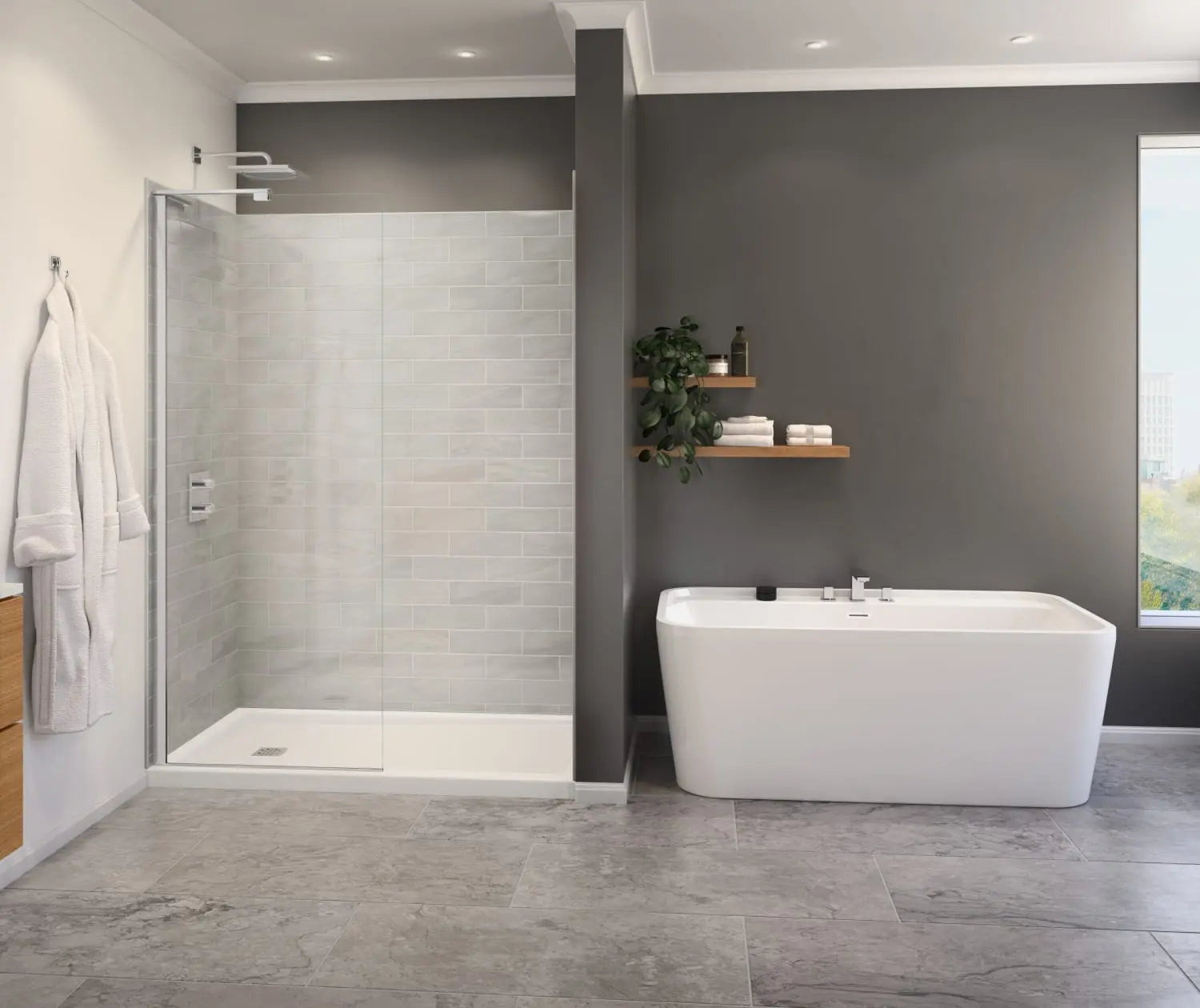 Capella 78 Screen and Return Panel for 36 in. Base with GlassShield® glass in Chrome - Plumbing Market