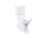 Caroma Caravelle Smart Two Piece Dual Flush Skirted Toilet (Button) - Plumbing Market