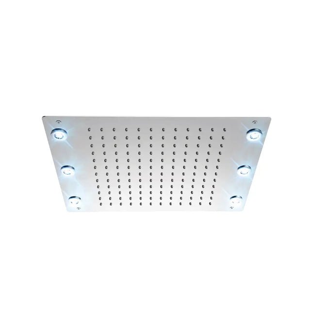 Ceiling shower head 33x43cm [13x17in] LED (6x) - Plumbing Market
