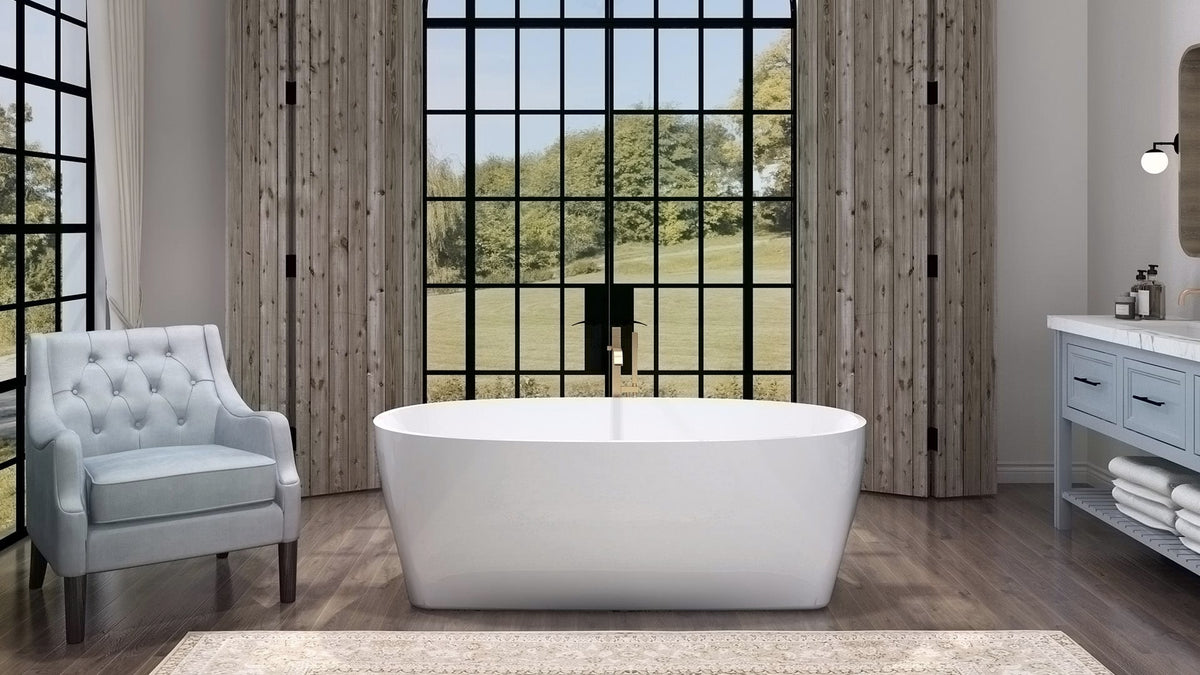 Oceania Chilko 57 Freestanding Bathtub 57" x 34" x 22"