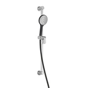 Kalia KONTOUR 2-Jet Handshower, Wallbar and 60'' Flexible and Soft PVC Hose Assembly Black/Chrome BF1408-150 - Plumbing Market