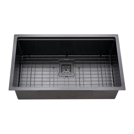 Cleo 32 Inch Workstation Under Mount Single Bowl Kitchen Sink - Plumbing Market