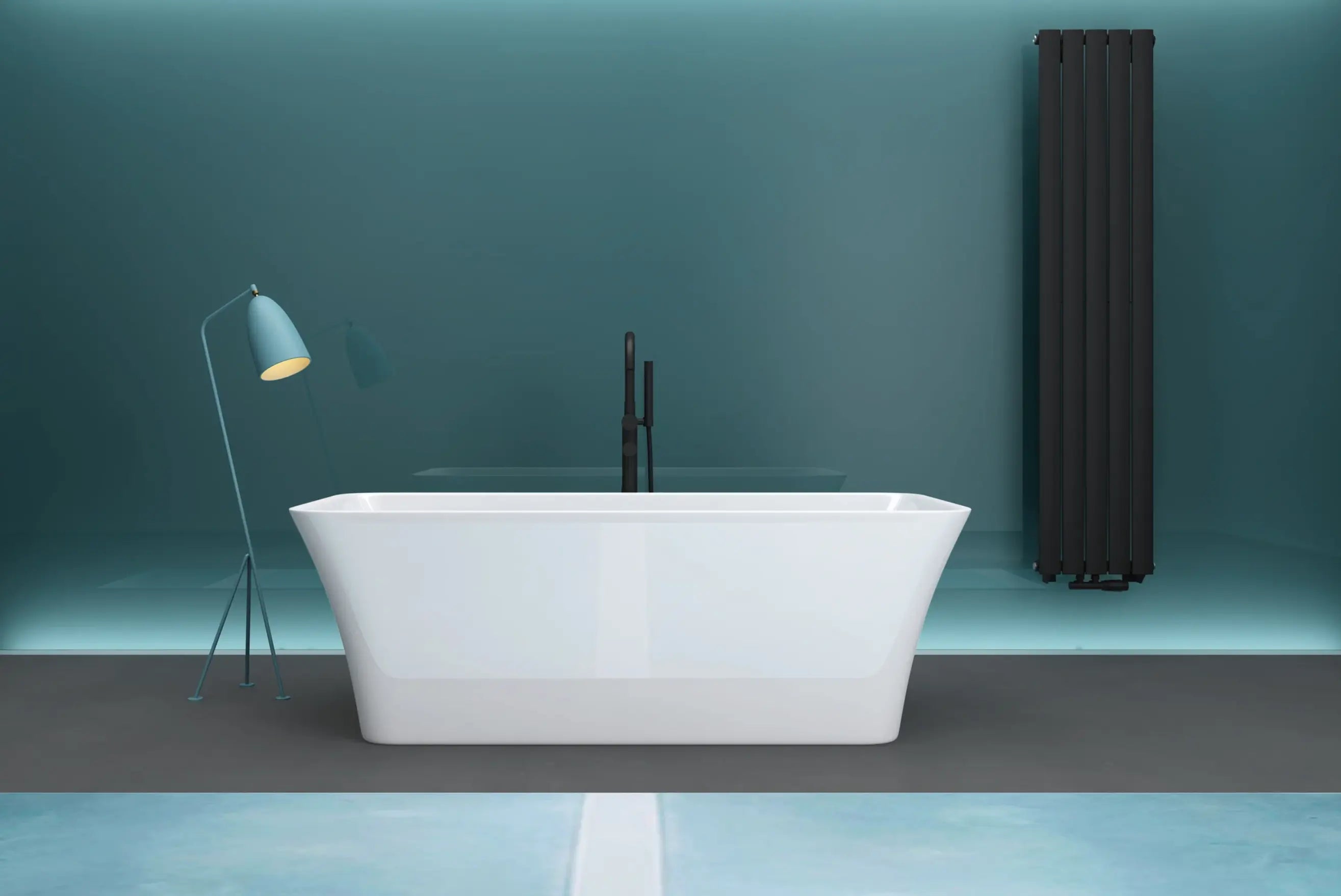 Cleo BLOSSOM One Piece Bathtub - BLOSSOM 1500GW-STK - Plumbing Market
