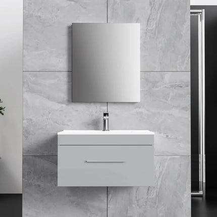Cleo Bliss wall mounted Vanity with Top - Plumbing Market