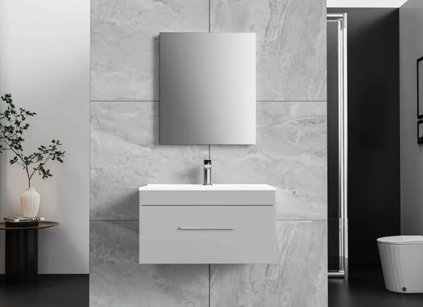 Cleo Bliss wall mounted Vanity with Top - Plumbing Market