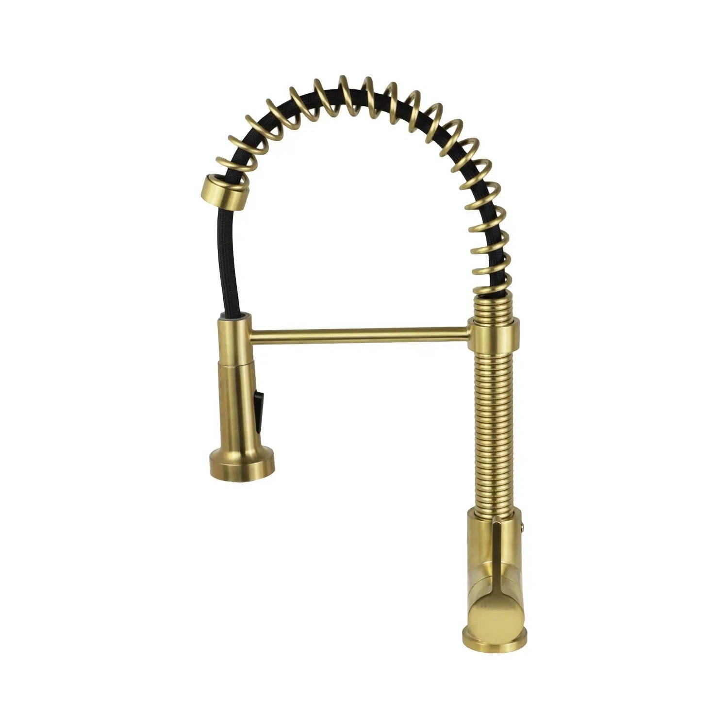 Cleo Edison Pull-Out Dual Spray Kitchen Faucet Matte Black - Plumbing Market