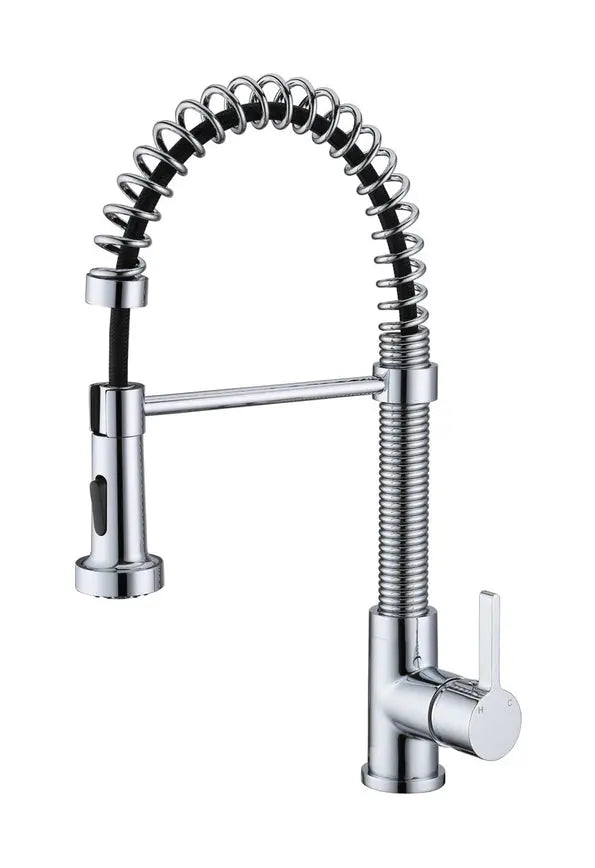 Cleo Edison Pull-Out Dual Spray Kitchen Faucet Matte Black - Plumbing Market