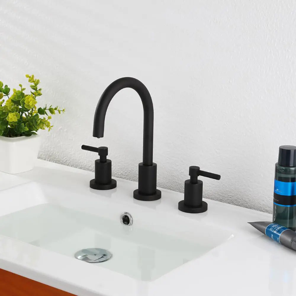 Cleo Elegante 3 Hole Widespread Faucet Lead Free Brass - Plumbing Market
