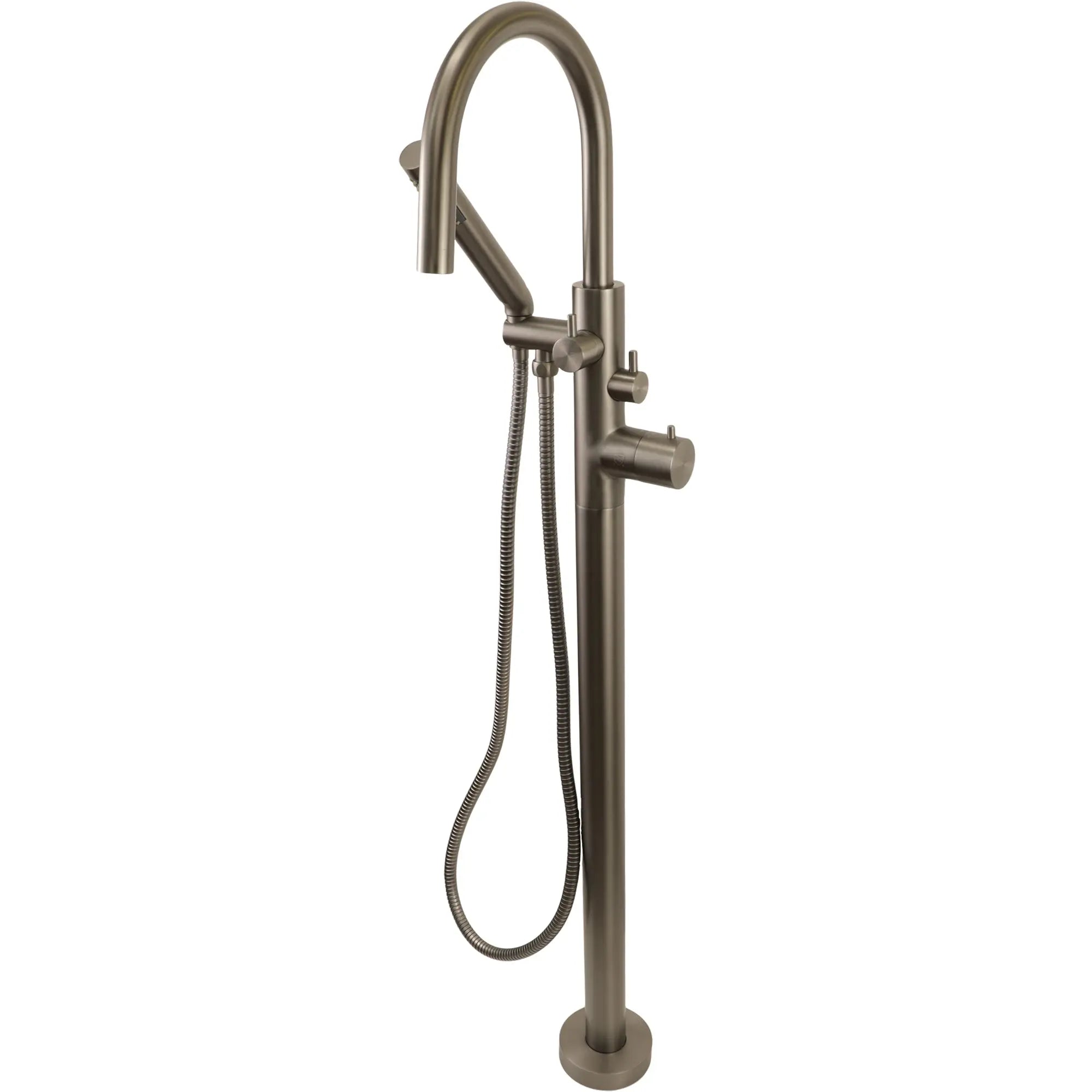 Cleo Elegante Freestanding Thermostatic Tub Filler Solid Brass - Plumbing Market