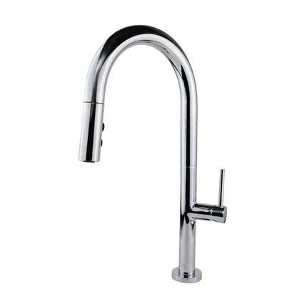 Cleo Elegante Pull-Down Dual Spray Kitchen Faucet Matte Black - Plumbing Market