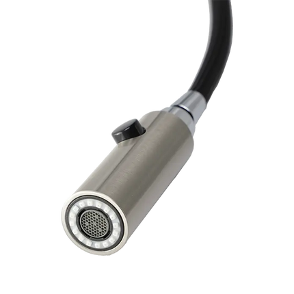 Cleo Elegante Pull-Down Dual Spray Kitchen Faucet Matte Black - Plumbing Market