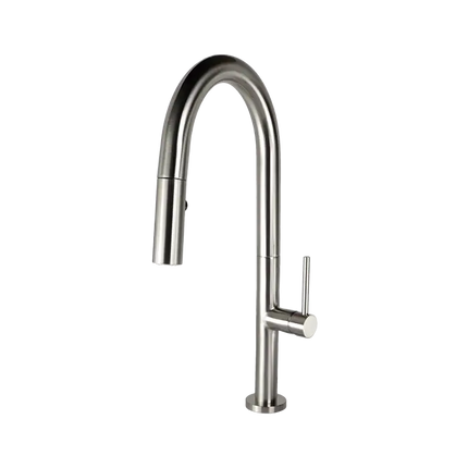 Cleo Elegante Pull-Down Dual Spray Kitchen Faucet Matte Black - Plumbing Market
