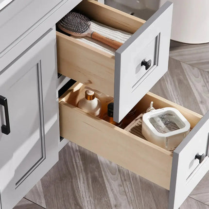 Cleo Hampton 42" Bevel Shaker Right Door Bathroom Vanity With Countertop - Plumbing Market