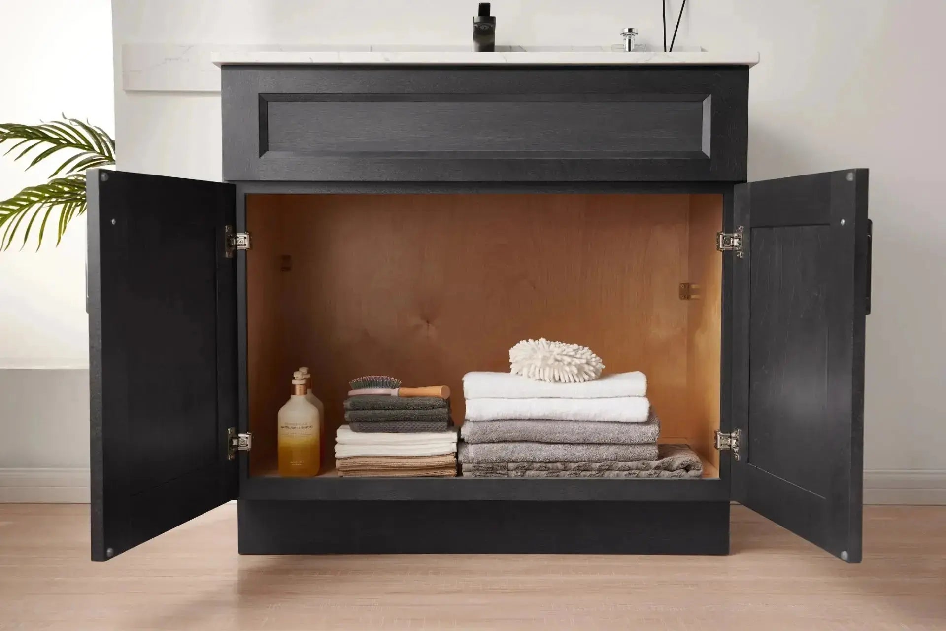 Cleo Hampton 24" Bevel Shaker Bathroom Vanity With Countertop - Plumbing Market
