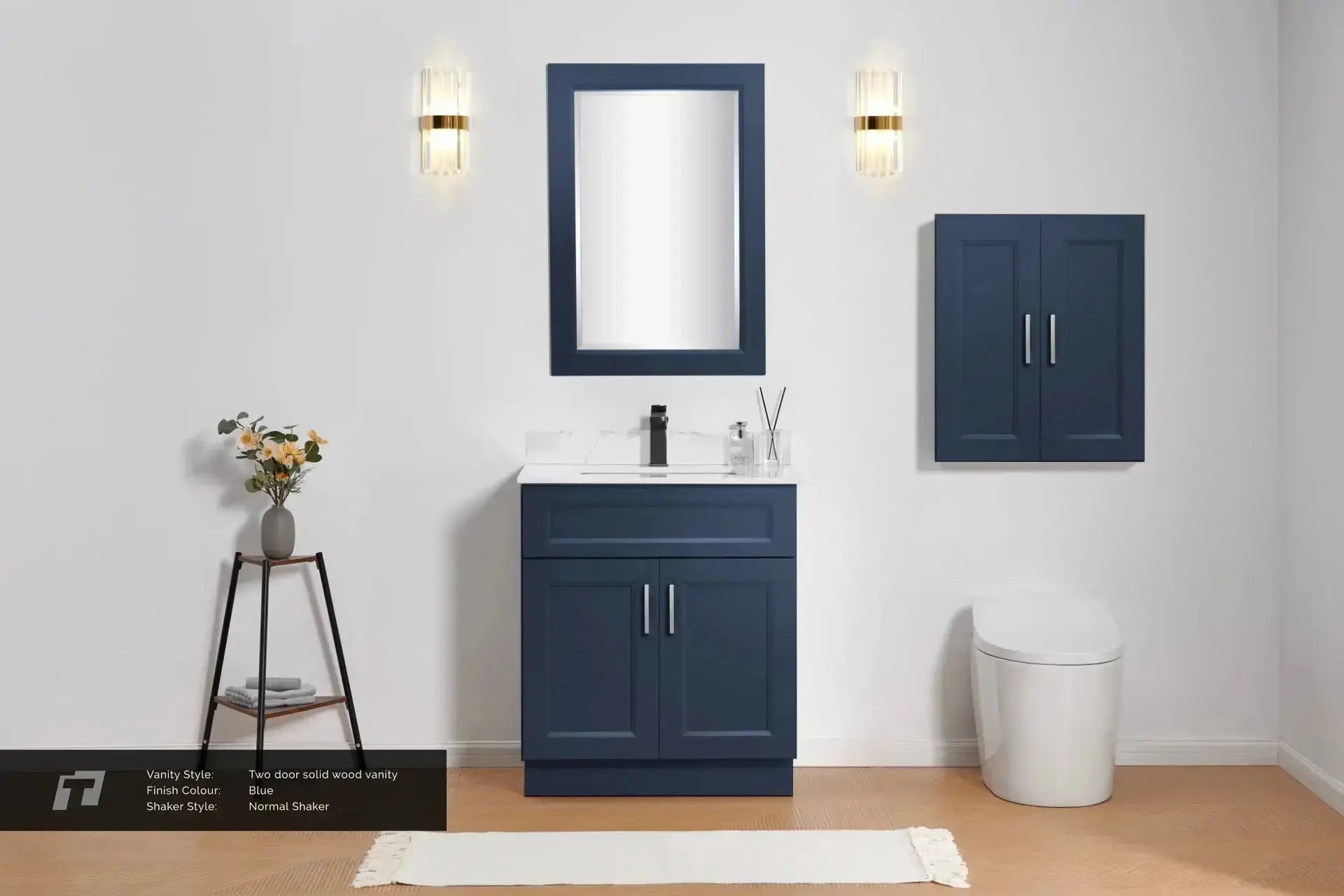 Cleo Hampton 24" Bevel Shaker Bathroom Vanity With Countertop - Plumbing Market