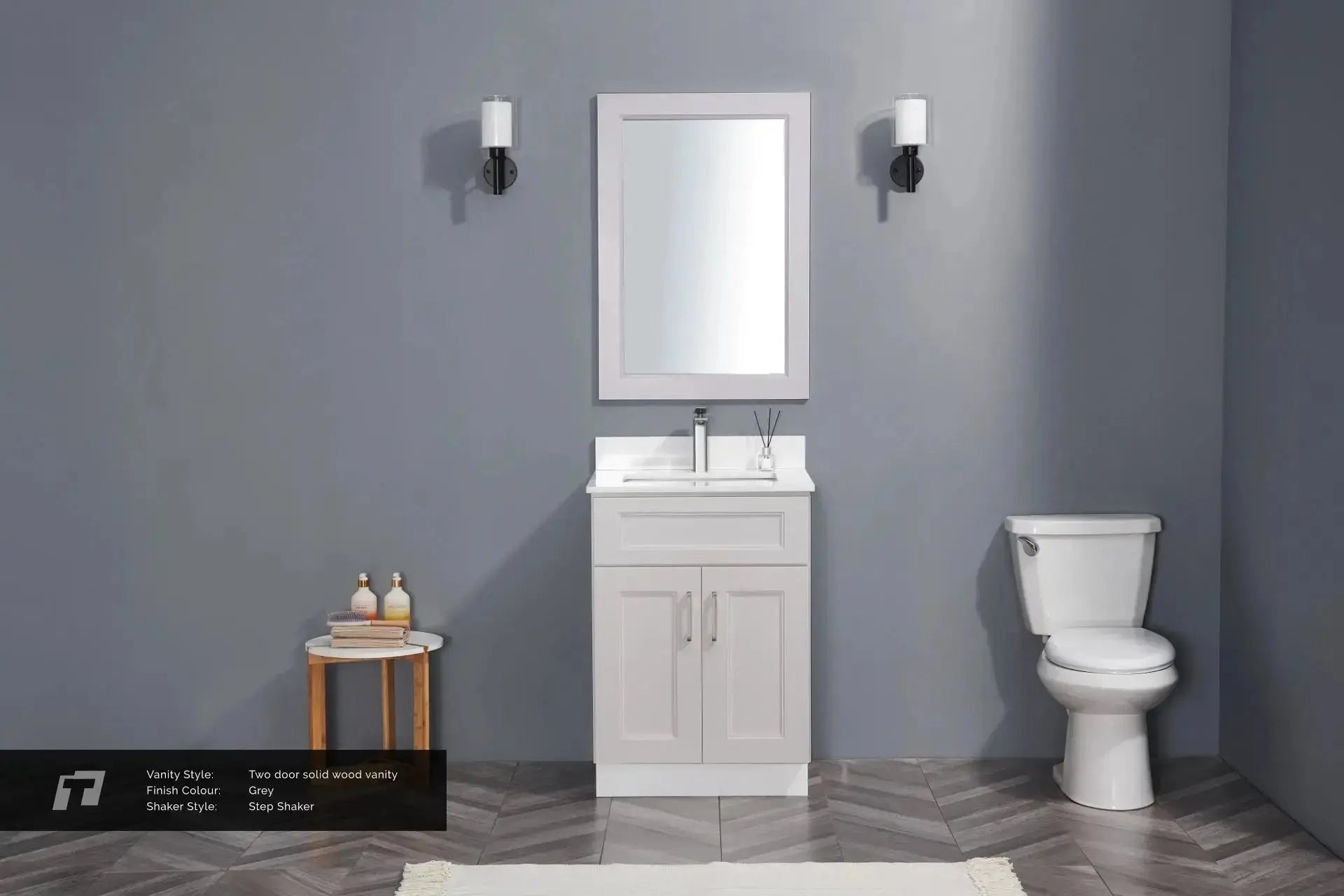 Cleo Hampton 24" Bevel Shaker Bathroom Vanity With Countertop - Plumbing Market