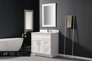Cleo Hampton 42" Bevel Shaker Left Door Bathroom Vanity With Countertop - Plumbing Market
