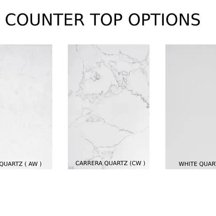 Cleo Hampton 42" Bevel Shaker Right Door Bathroom Vanity With Countertop Solid Wood - Plumbing Market