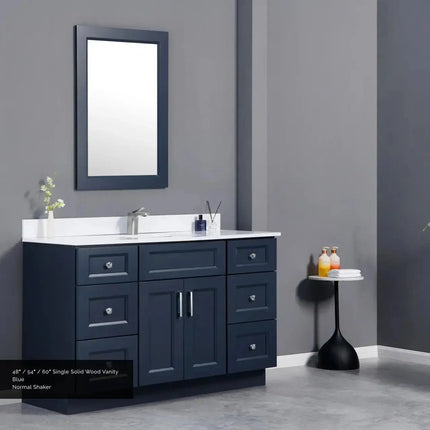 Cleo Hampton 48" Bevel Shaker Single Sink Bathroom Vanity With Countertop - Plumbing Market
