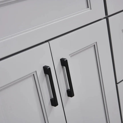 Cleo Hampton 72" Bevel Shaker Double Sink Solid Wood Bathroom Vanity With Countertop - Plumbing Market