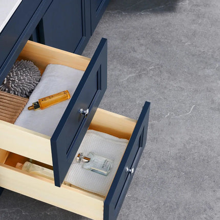 Cleo Hampton 72" Bevel Shaker Single Sink Bathroom Vanity With Countertop - Plumbing Market