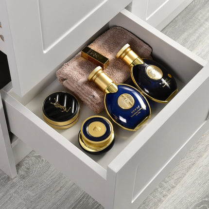 Cleo Hampton Bathroom Vanity Quartz Counter Top 60 Inch Single Sink - Plumbing Market